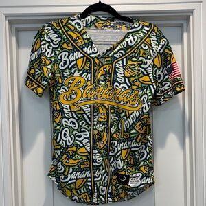 NEW Savannah Bananas Evoshield Jersey, kids size YM